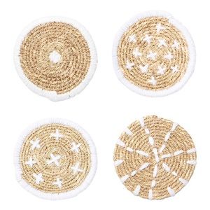 Bloomingville Woven Seagrass Coasters